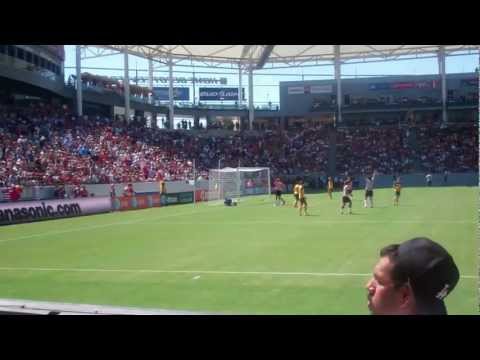 Heath Shot on Goal - WNT vs. AUS Home Depot Center Carson 9/16/2012