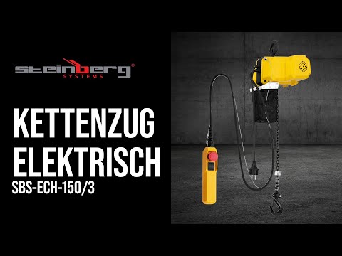 Video - Kettenzug elektrisch - 150 kg - 3 m