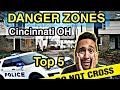 High Crime Zones in Cincinnati Ohio😳 | Top 5 Most Dangerous Areas |