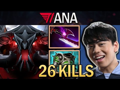 Shadow Fiend Dota 2 Gameplay T1.Ana with 26 Kills and Cuirass #dota2 #dota2gaemplay