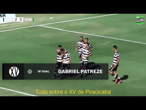 CATEGORIA DE BASE - XV de Piracicaba 2 x 0 Guarani pela 3ª rodada do Campeonato Paulista de Sub-20