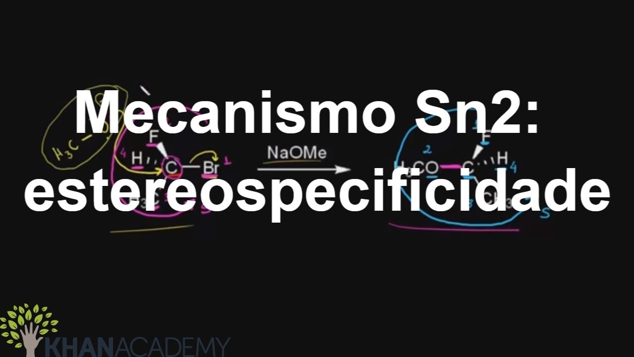 Mecanismo Sn2: estereospecificidade | Química orgânica | Khan Academy