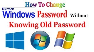How to Change Computer Password Without Knowing Old Password