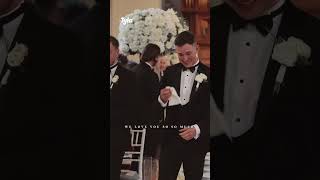Grooms daughter leaves him a message 🥹 (🎥: tt/jolvideography)