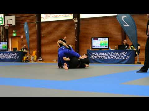 BJJ Finnish Open 2019 Men Blue Belts Open weight Final Anton Dmitrakov  Petrus Haverinen