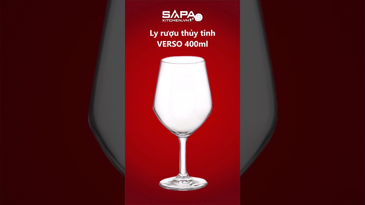 Ly rượu thủy tinh Verso 40cl