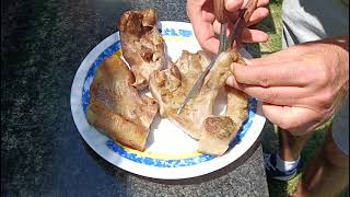 Careta de cerdo a la brasa#barbacoa#cerdo