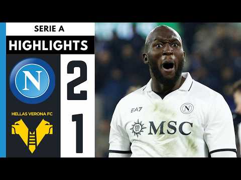 Gol di Lukaku 90+6 - Hellas Verona vs Napoli 1-2 – Gol & Highlights | Gol di Højlund - Napoli