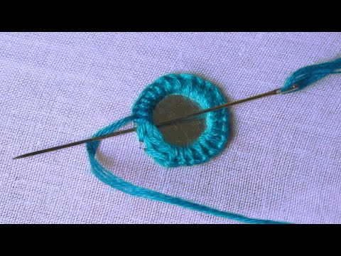 Hand Embroidery | Easy Mirror Work Embroidery - Mirror Work Stitch - 109