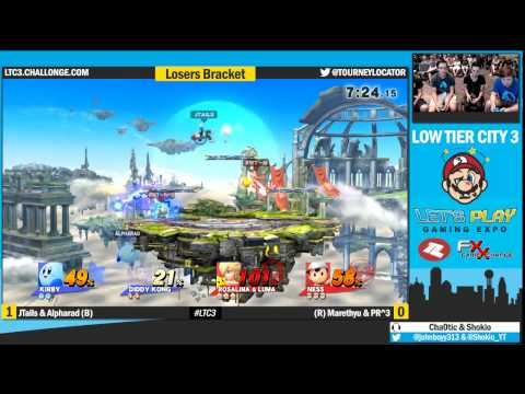 LTC3 Smash4 - JTails & Alpharad vs Marethyu & Professor Cube - Losers Bracket