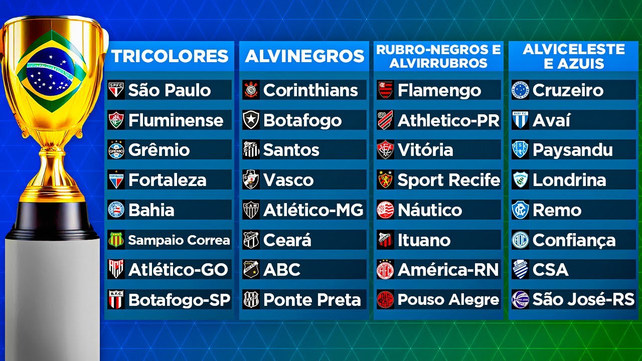 Criei a COPA das CORES do BRASIL 🇧🇷🏆