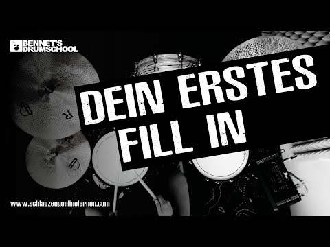 Dein erstes Fill In am Schlagzeug. Schlagzeug online lernen mit Bennet´s Drumschool