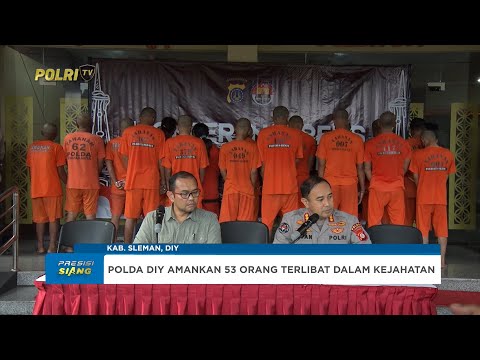 OPERASI PEKAT PROGO 2025, POLDA DIY AMANKAN 53 PELAKU TINDAKAN PREMANISME HINGGA PROSTITUSI