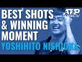 Super Yoshihito Nishioka Shots And Winning Moment v Nishikori | Cincinnati 2019 Day 3