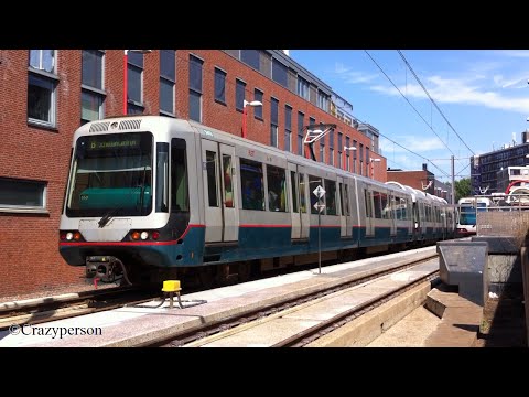 RET metro 2X type S bij Ambachtsland Rotterdam! (5412 na midlife revisie)