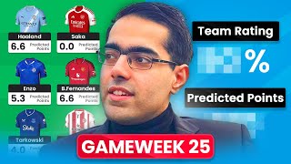 TOP 10k! 🔥 | SAKA OUT! | BigManBakar's Gameweek 25 Team Reveal! | FPL 25/26