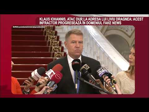 DECLARATIA ZILEI 06 Noiembrie - Iohannis, despre Dragnea: Omul este disperat