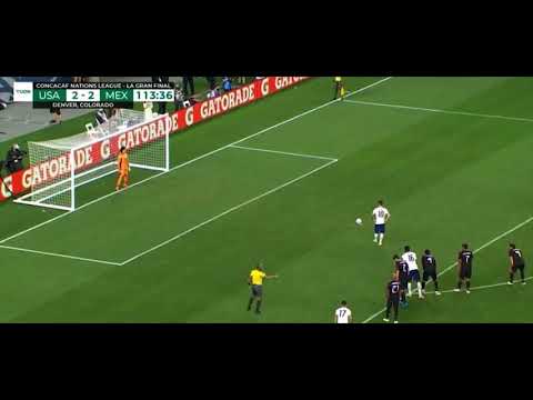 Christian Pulisic Penalty Goal VS Mexico (Nations League Final) 6/7/21
