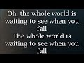 Saves The Day - The End lyrics
