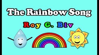 Rainbow Colours Song for children - Roy G. Biv