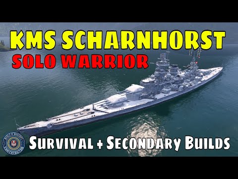 KMS Scharnhorst How to World of Warships Secondary Build Wows Guide