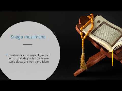 Islamski vjeronauk 4. razred OŠ - Simbol pobjede i uspjeha