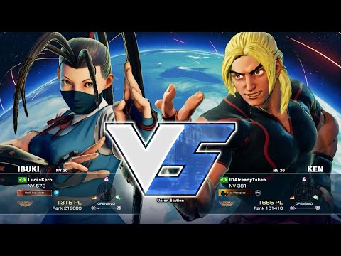 Street Fighter V battle: Ibuki vs Ken