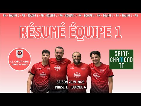 CL COURNON 1 vs SAINT CHAMOND 1  Journée 6  2024 11 30