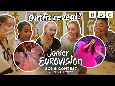 Freya REACTS to Junior Eurovision FASHION! 🤯 What to Wear to Junior Eurovision 2022 | CBBC