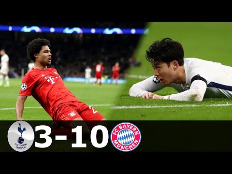 Tottenham vs Bayern Munich 3-10 (agg) - Bayern Destroyed Tottenham 2019/2020 Group Stage 