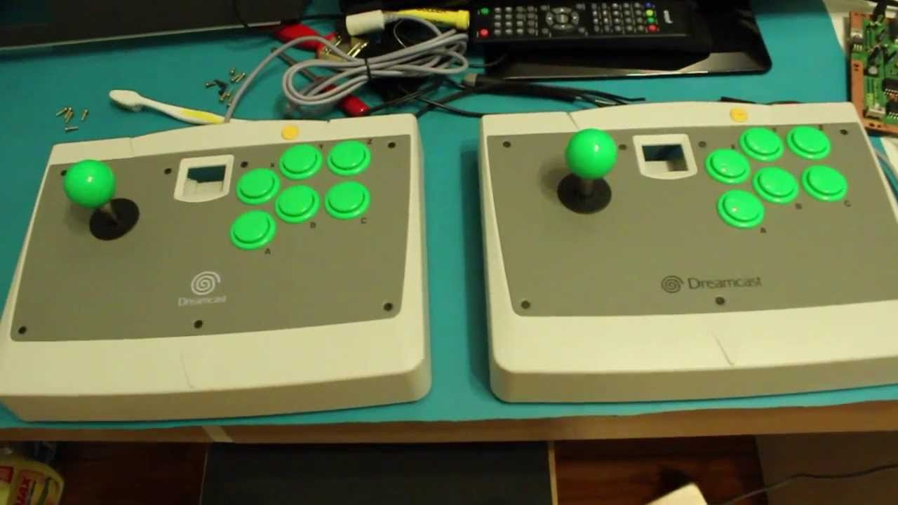 Sega Dreamcast Arcade Sticks Differences - NTSC and PAL