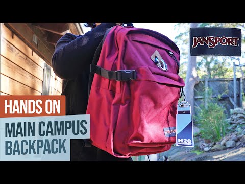 JanSport Cool Backpack with 15-inch Laptop Sleeve, Large Computer Bag Rucksack with 2 Compartments, Ergonomic Straps, Faded Sage video review thumbnail