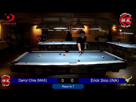 Darryl Chia (MAS) VS Erick Sico (INA) - Asia Qualifier Predator World 10 Ball Championship
