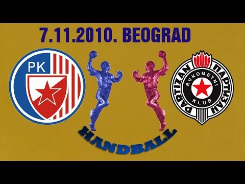 Handball  гандбол 2010 RK CRVENA ZVEZDA - RK PARTIZAN Beograd 핸드볼