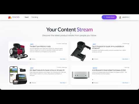 Stackd — Curate. Share. Earn. 공식 영상 미리보기