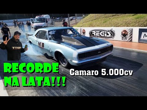 Recorde na lata. 5.000 cv no Camaro da categoria XTM do @velopark