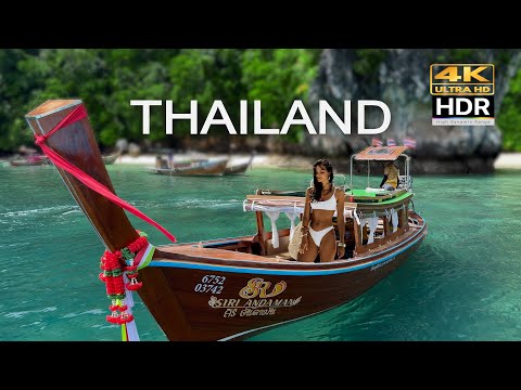 7 Hours in Paradise 🌴 Thailand Cinematic Journey • Phuket, Krabi, Samui, Bangkok • 4K HDR
