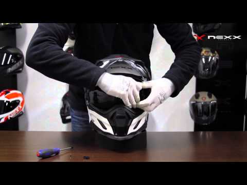 NEXX Helmets X.D1 - Video Tutorial - How to Remove and Place the Inner Sunvisor