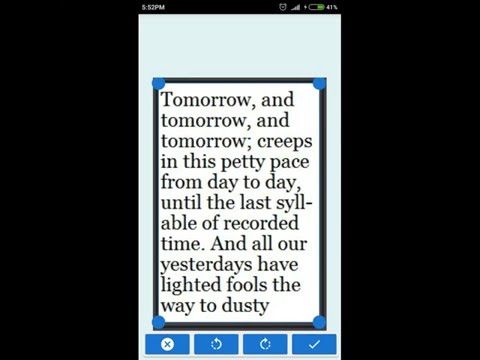 Image Scanner (OCR) Video