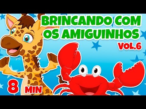 Brincando com os Amiguinhos Vol. 6 - Giramille 8 min | Desenho Animado Musical