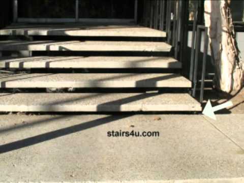 Problems With Large Concrete Stair Treads - Public Safety