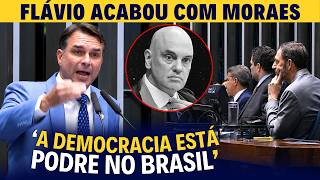 Flávio DEFENDE Renan Santos e Faz DURO Discurso CONTRA Alexandre Moraes