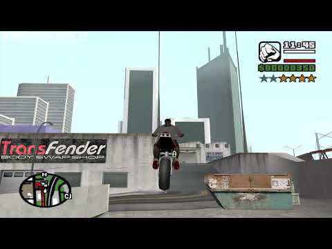 Chain Game 48 mod - GTA San Andreas - How to do Dirtbike Danger at the beginning of the game