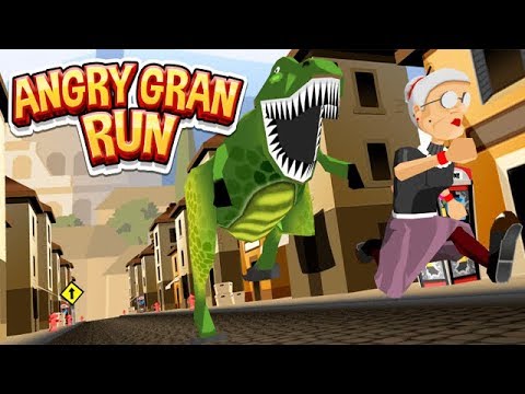 Angry Gran Run - Run Granny! Run! [iOS Gameplay, Walkthrough] Video