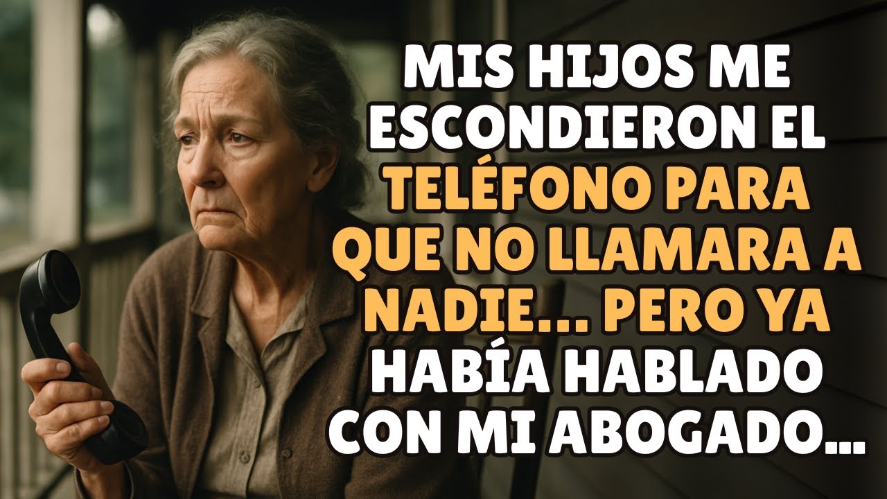Mis Hijos Me Escondieron el Teléfono Para Que No Llamara a Nadie, Pero Ya Había Hablado con Abogado