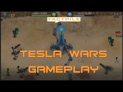 Tesla Wars Game Play - iOS Version