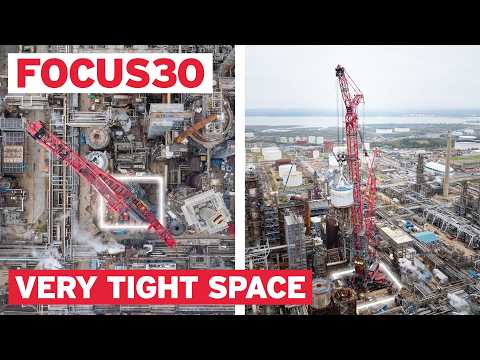 Lifting hundreds of tonnes from a TINY footprint