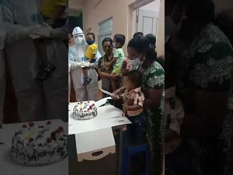 quarantine center il 1st birthday celebration 🥳🥳. HAPPY BIRTHDAY AIBAN MONE