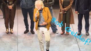 Just For One Day curtain call with a brilliant speech by Sir Bob Geldof. 11th June 2025