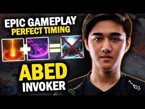 EPIC GAMEPLAY | ABED INVOKER IS NEVER BORING EVEN WHEN HE HAS HARD LANE - DOTA 2 INVOKER